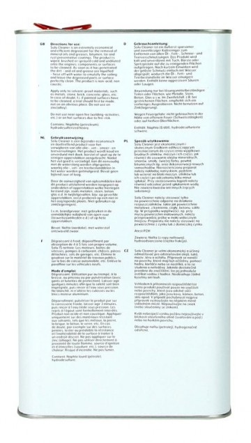 90650001001 dreumex solu cleaner 5l back