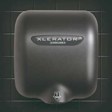 99999101023 xlerator handdroger textured graphite painted cover
